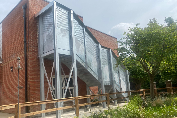 Galvanised Staircases