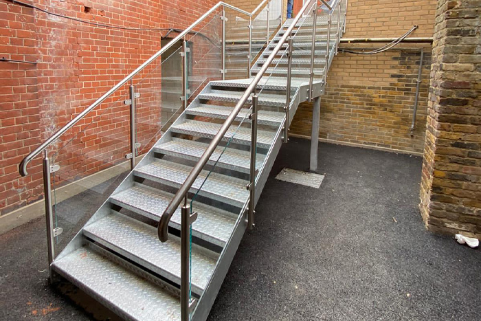 Galvanised Staircases